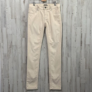 Ralph Lauren Rugby Womens Corduroy Pants 2 28x33 Cream Low Rise Designer Tall